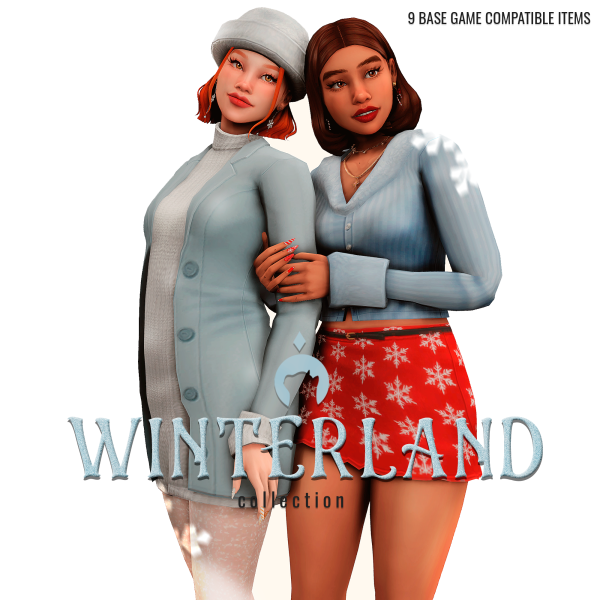 Maxis Match Winterland Collection by simsfinds - The Sims 4 Custom Content
