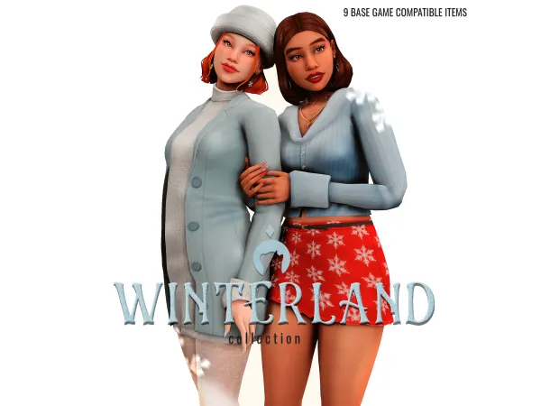 Maxis Match Winterland Collection by Ikari Sims - The Sims 4 Custom Content