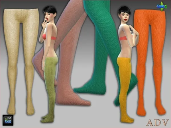 Mix Tights for adults - The Sims 4 Custom Content