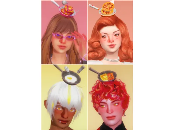 Alpha The Breakfast Special Set by crimsonperfectionist - The Sims 4 Custom Content
