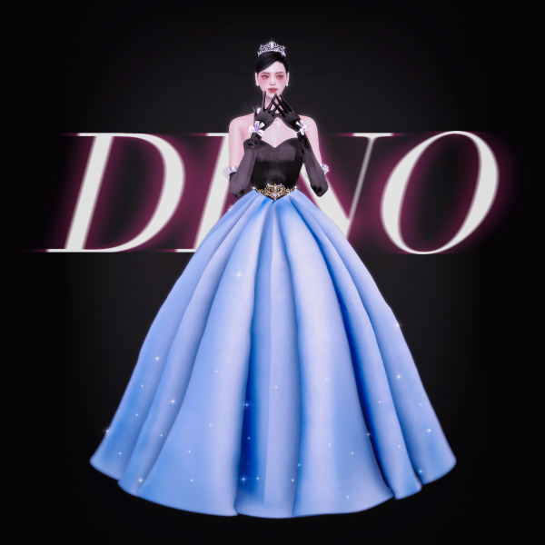 Alpha [DINO] May Dress and Frill Gloves Set by simsfinds - The Sims 4 Custom Content