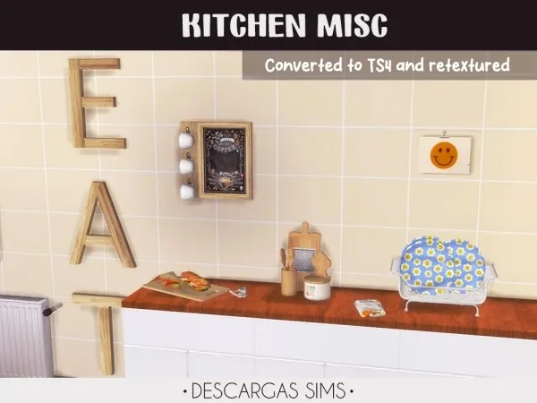 Alpha Kitchen Misc - The Sims 4 Custom Content