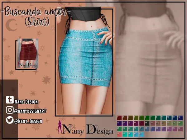 Buscando Amor (Skirt) by Nany Design