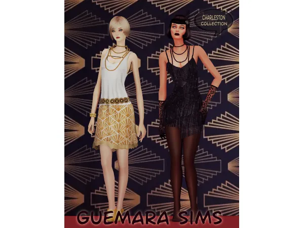 Alpha Charleston collection by Guemara - The Sims 4 Custom Content