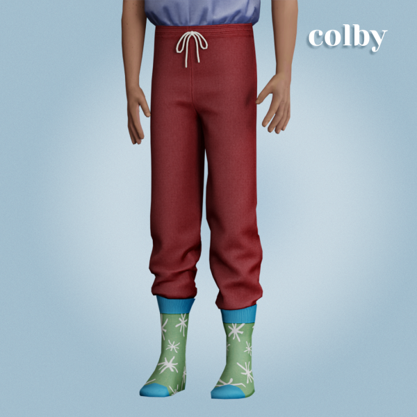 Alpha Colby pants by amelylina - The Sims 4 custom content