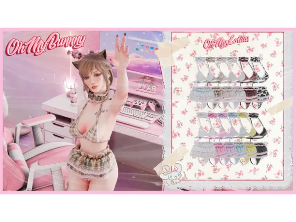 Alpha BUNNY OHMYLOLITA - The Sims 4 Custom Content