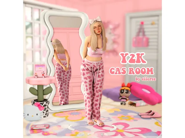 Mix CAS Default Y2K by ellcrze - The Sims 4 Custom Content