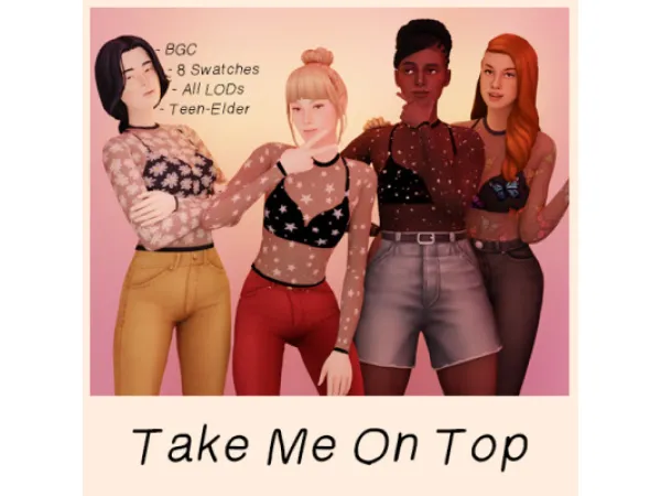 Maxis Match Take Me On Top - The Sims 4 Custom Content