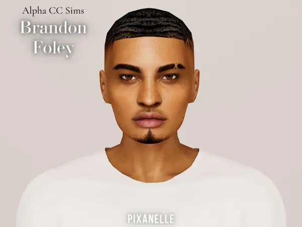 Alpha pixanelle Brandon Foley Alpha Sims - The Sims 4 Custom Content