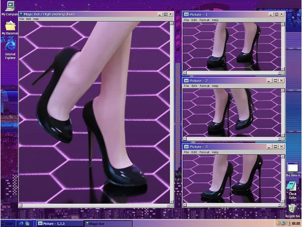 Alpha HIGH EVENING SHOES - The Sims 4 Custom Content