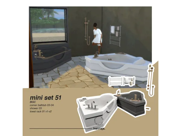 Maxis Match MINI SET 51 by hanraja - The Sims 4 Custom Content