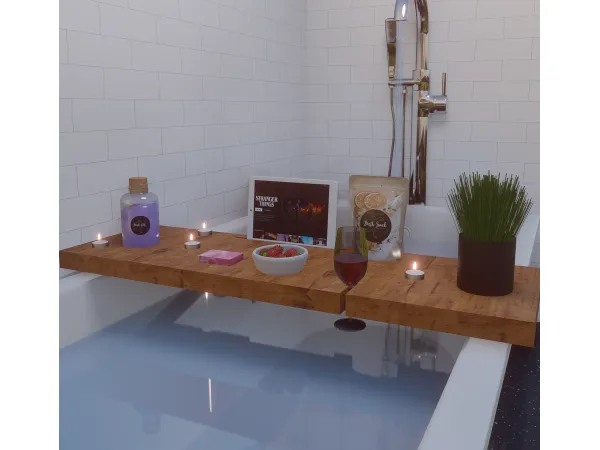 Alpha Relaxing Bath Set - The Sims 4 Custom Content