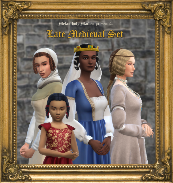 Maxis Match January Project Late Medieval Set by simsfinds - The Sims 4 Custom Content