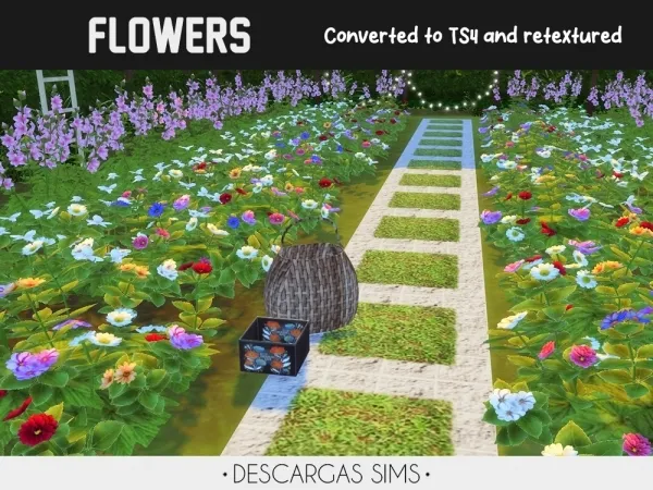 Mix Flowers - The Sims 4 Custom Content