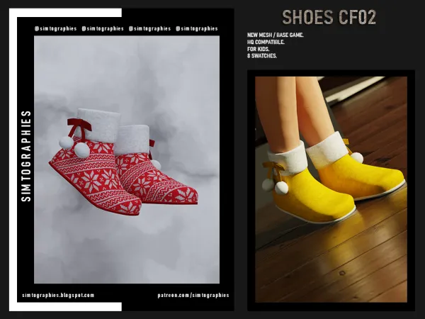 Mix Shoes CF02 - The Sims 4 Custom Content