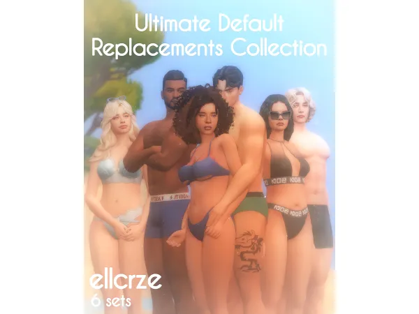 Maxis Match Ultimate Default Replacements by ellcrze - The Sims 4 Custom Content