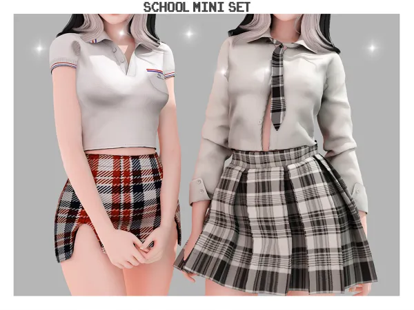 Alpha SCHOOL MINI SET Babyetears - The Sims 4 Custom Content