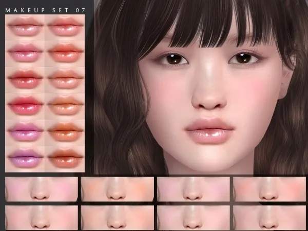 Alpha Makeup Set 07 - The Sims 4 Custom Content
