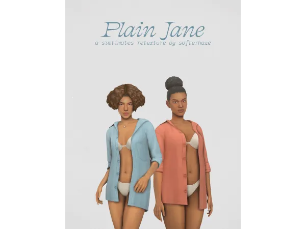 Maxis Match plain jane - The Sims 4 Custom Content