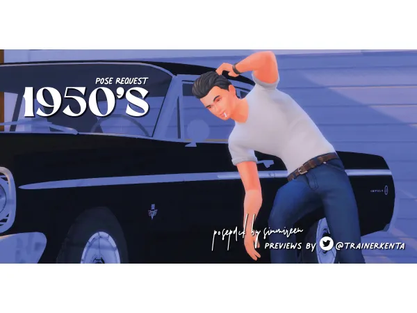 Mix 1950s by simmireen - The Sims 4 Custom Content