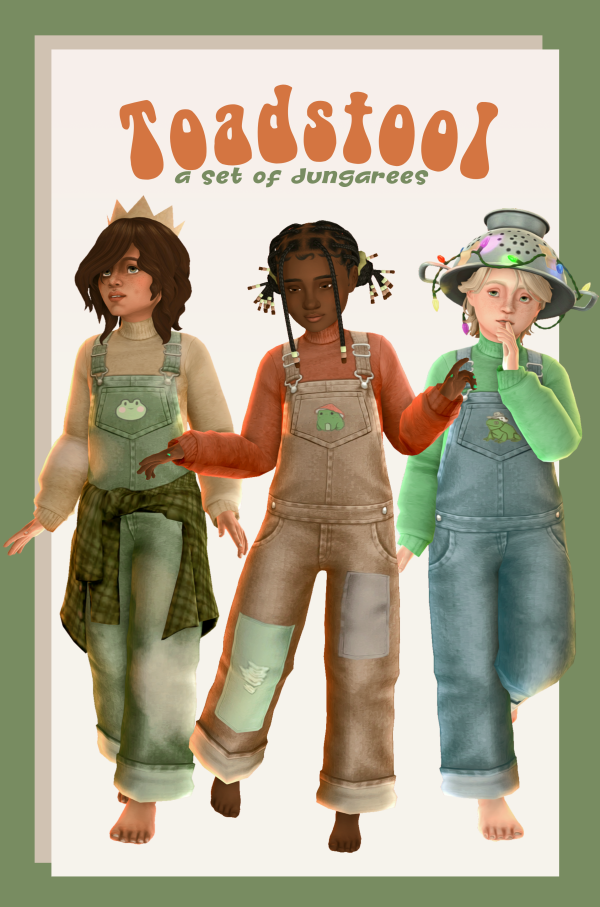 Maxis Match Toadstool Updated by simsfinds - The Sims 4 Custom Content