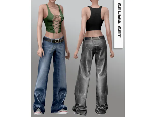 Alpha SELMA SET by Belaloallure - The Sims 4 Custom Content