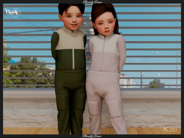 Alpha Kai Set Toddler - The Sims 4 Custom Content