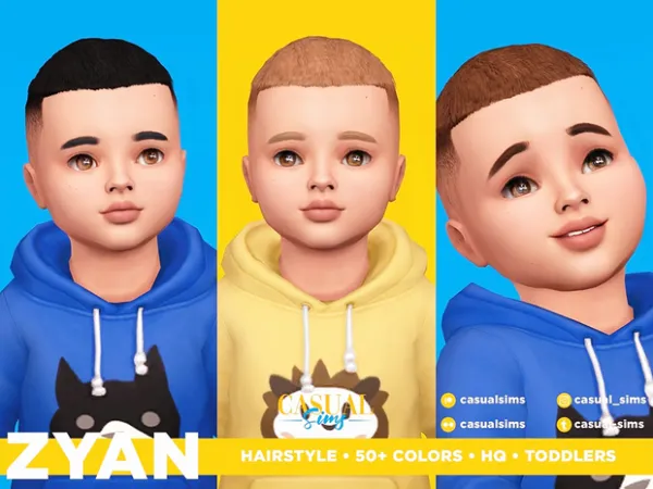 Alpha Zyan Toddlers by casualsims - The Sims 4 Custom Content