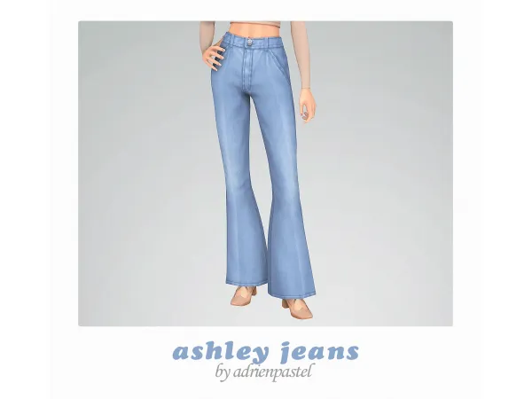 📑 Ashley Jeans (Updated) · by AdrienPastel