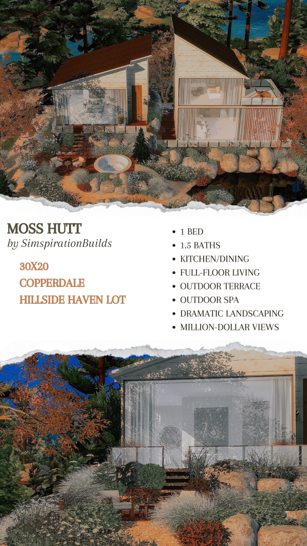 Alpha Moss Hutt by simsfinds - The Sims 4 Custom Content