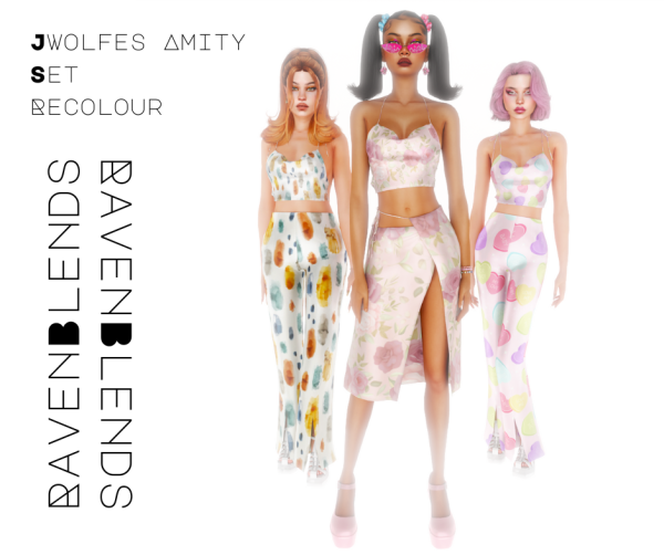 Alpha Jwolfes sims Amity Set Recolour by simsfinds - The Sims 4 Custom Content