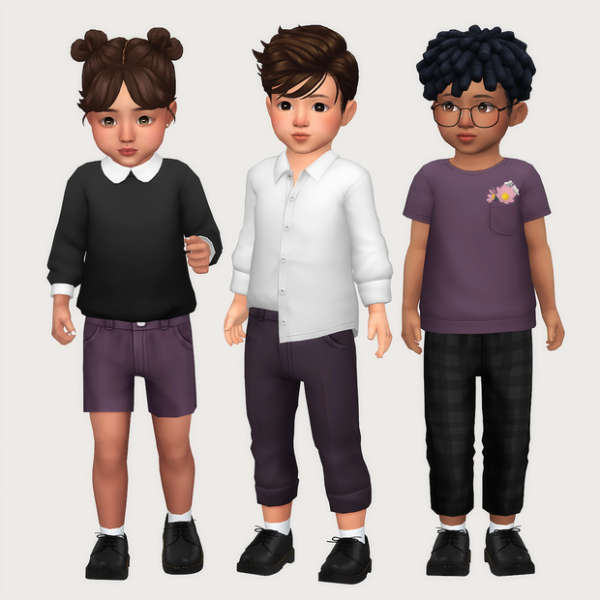 Maxis Match formal toddlers set by simsfinds - The Sims 4 Custom Content