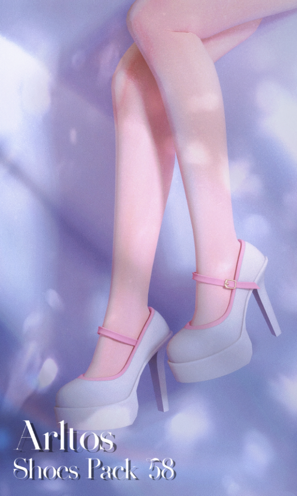 Alpha Shoes pack 58 by simsfinds - The Sims 4 Custom Content