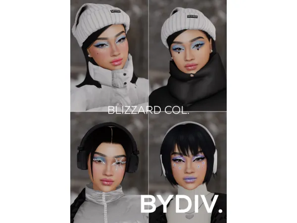 Mix BLIZZARD Col by [BYDIV] - The Sims 4 Custom Content