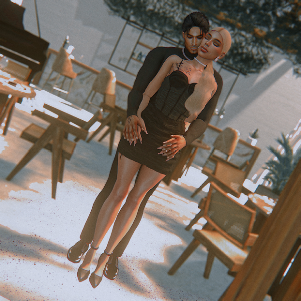 Dance Couple Pose Sims 4, HD Png Download - vhv