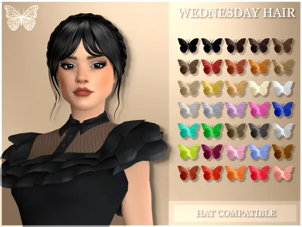 Maxis Match Wednesday Hair - The Sims 4 Custom Content