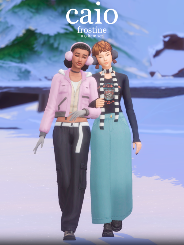 Maxis Match Frostine A 9 item Set by simsfinds - The Sims 4 Custom Content