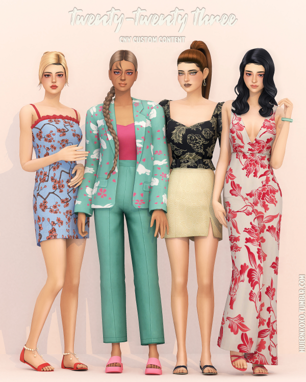 Maxis Match twenty twenty three (6 items) by simsfinds - The Sims 4 Custom Content