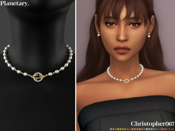 Mix PLANETARY NECKLACE - The Sims 4 Custom Content