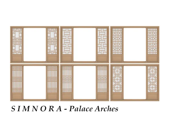 Alpha [SN] Palace Arches - The Sims 4 Custom Content
