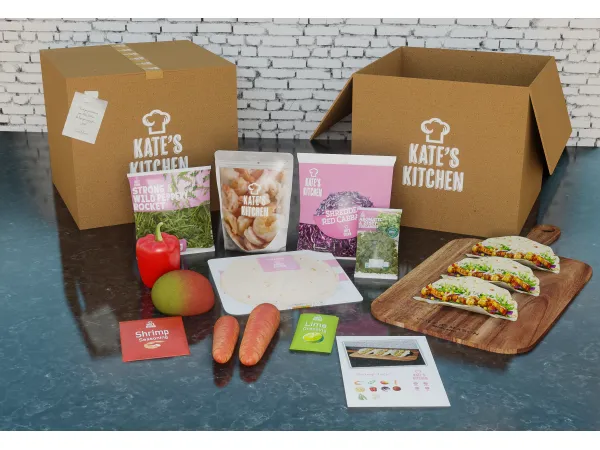 Alpha Kates Kitchen Shrimp Taco Food Set - The Sims 4 Custom Content
