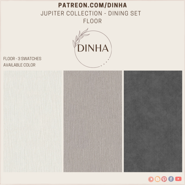 Mix Jupiter Collection Floor by dinhagamer - The Sims 4 Custom Content