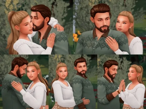Curvy Couples Pose Pack