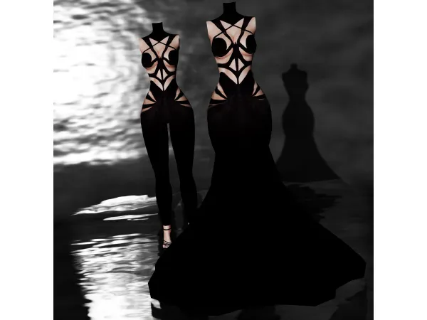 Alpha Mini Black Set (Patreon Early Access) - The Sims 4 Custom Content