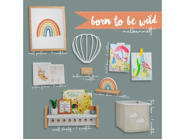 Mix Born To Be Wild Collection - The Sims 4 Custom Content