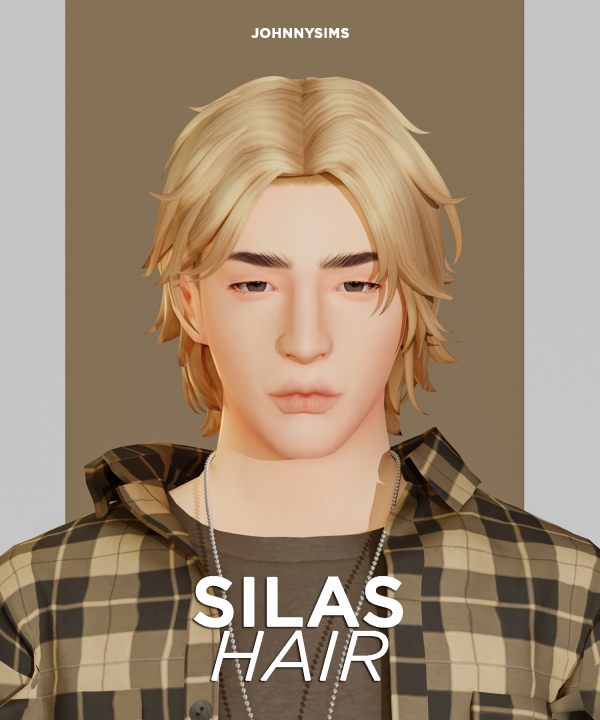 Maxis Match Silas Hair by simsfinds - The Sims 4 Custom Content