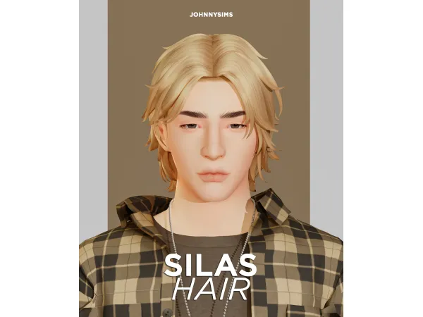 Maxis Match Silas Hair by JohnnySims - The Sims 4 Custom Content