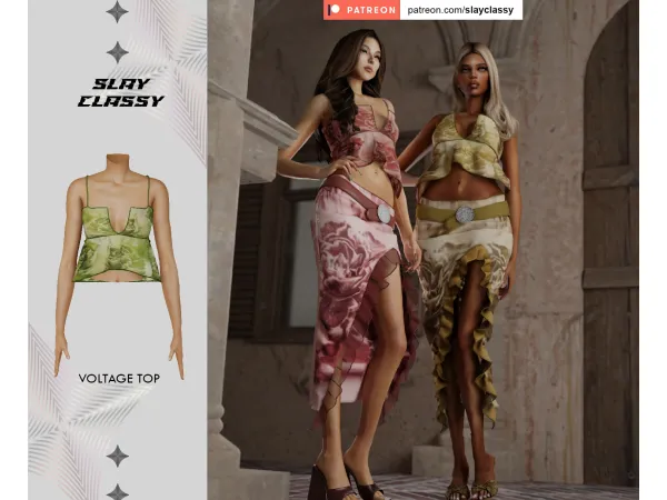 Alpha SC148 Voltage top - The Sims 4 Custom Content