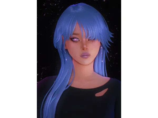 Maxis Match blub hair by simmandy - The Sims 4 Custom Content