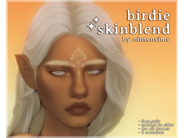 Maxis Match birdie a maxis match skinblend by nintensims - The Sims 4 Custom Content